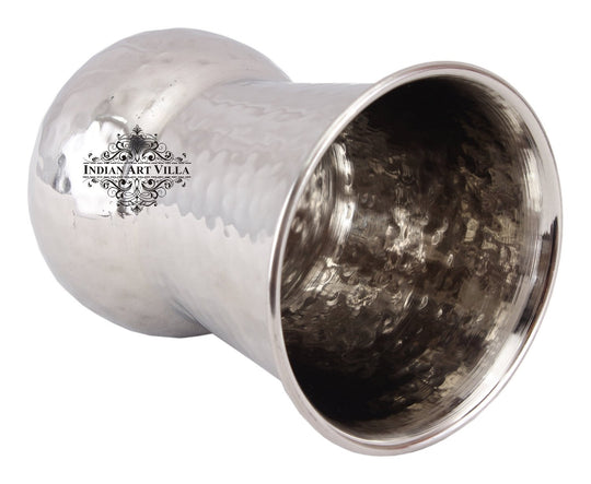 Pure Steel Hammered Design Mathat Glass