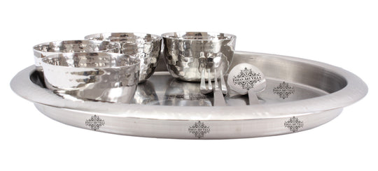Steel Dinner Set