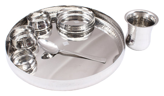 Steel Dinner Set