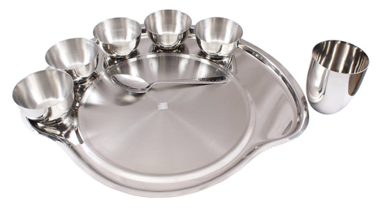 Steel Dinner Set