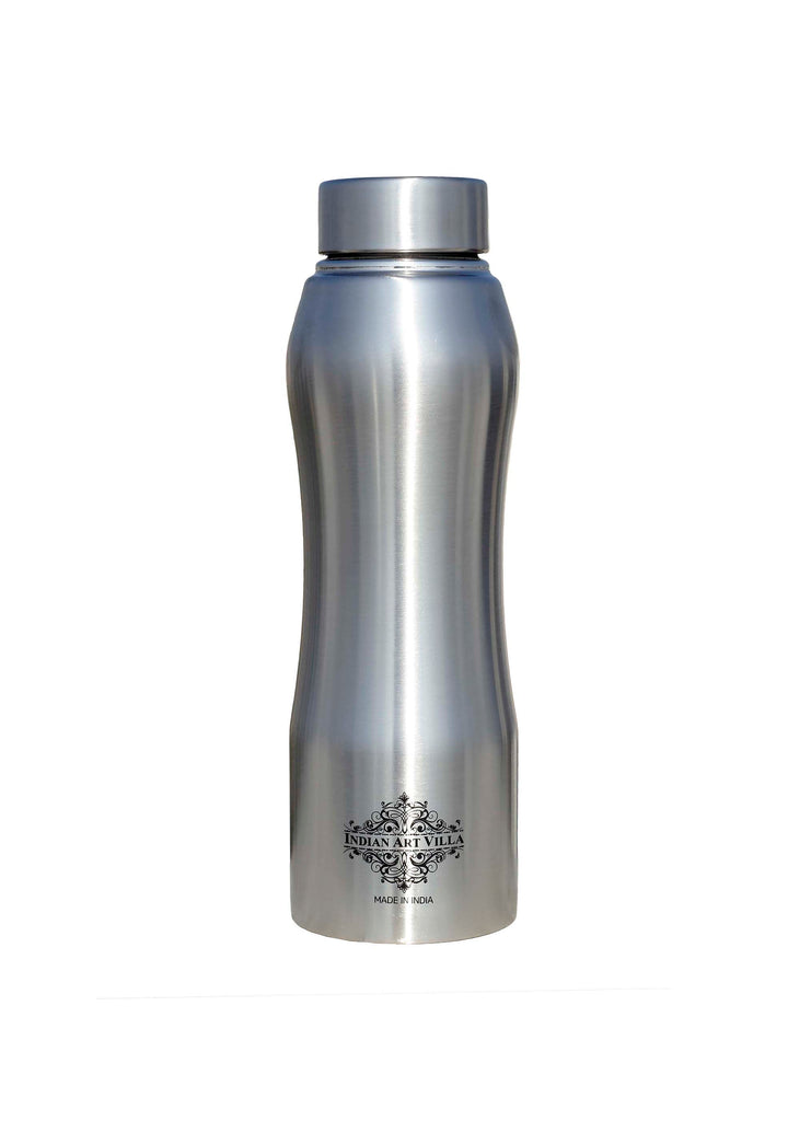 Steel Bottle Ergonomic Design With Steel Cap Plain Matt 750 ML