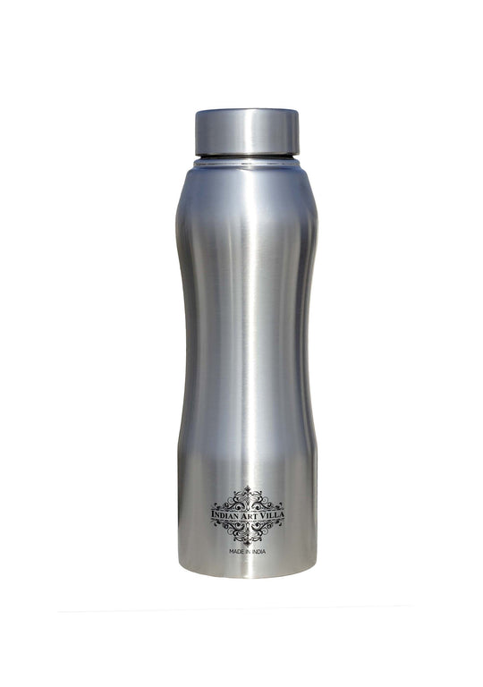 Pure Steel Bottle Ergonomic Design With Steel Cap Plain Matt 750 ML