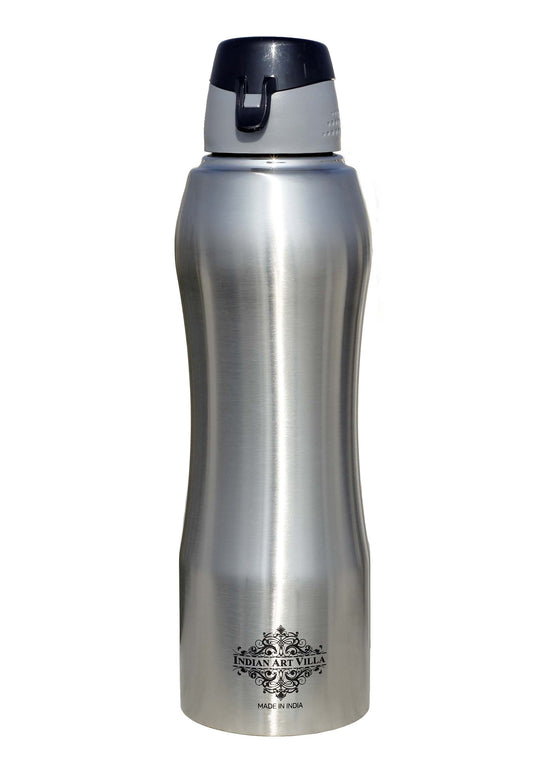 Pure Stainless Steel  Bottle Enorgonomic Design New Sipper Cap Plain Matt