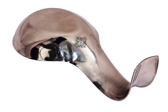 Stainless Steel Spoon Rest Holder, Tableware Hotel Restaurant, Length 21.59 cm, Silver