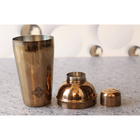 Stainless steel wine shaker bottle for bar use full view — Indian Art Villa