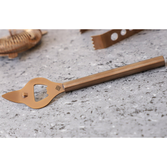 Stainless steel bottle opener 18 cm close-up — Indian Art Villa
