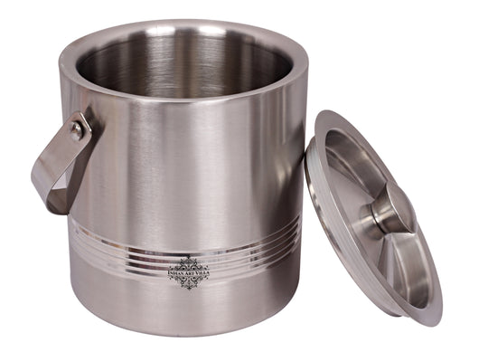 Pure Steel Lining Design Ice Bucket 1700 ML