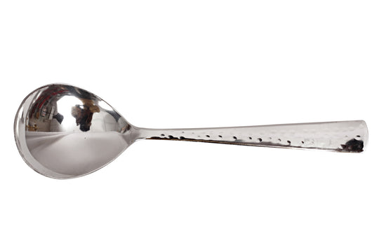 Stainless Steel Handmade Hammer Design Serving service Spoon