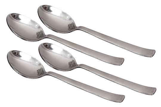 Pure Stainless Steel Handmade Matt Finish Design Baby Spoon