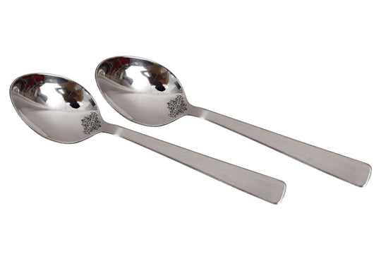 Handmade Pure Matt Finish Design Dessert Spoon, Tableware