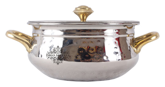 Steel Serving handi With Lid