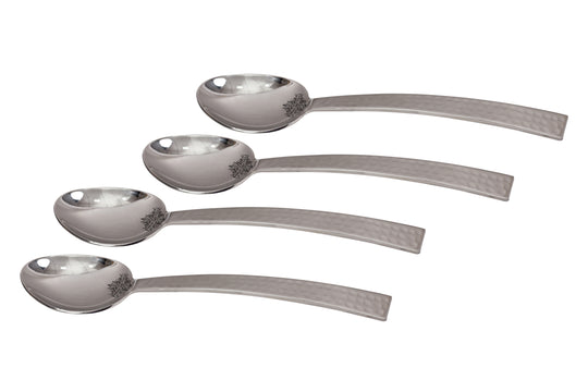 Stainless Steel New Curve Hammer baby Spoon Cutlery Set -6'' Inch