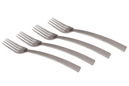 Stainless Steel New Curve Hammer Fork Cutlery Set -7.5'' Inch