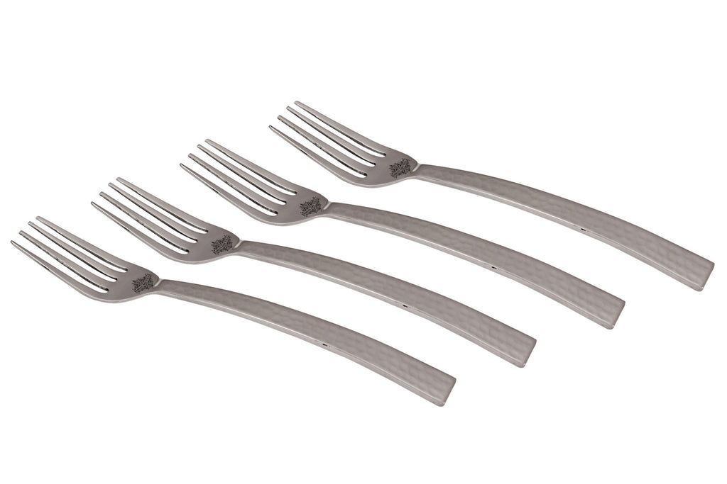 Stainless Steel New Curve Hammer Fork Cutlery Set -7.5'' Inch