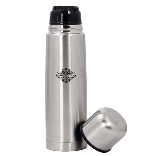 Pure Stainless Steel Insulated Vaccum Bottle With Flip Lid