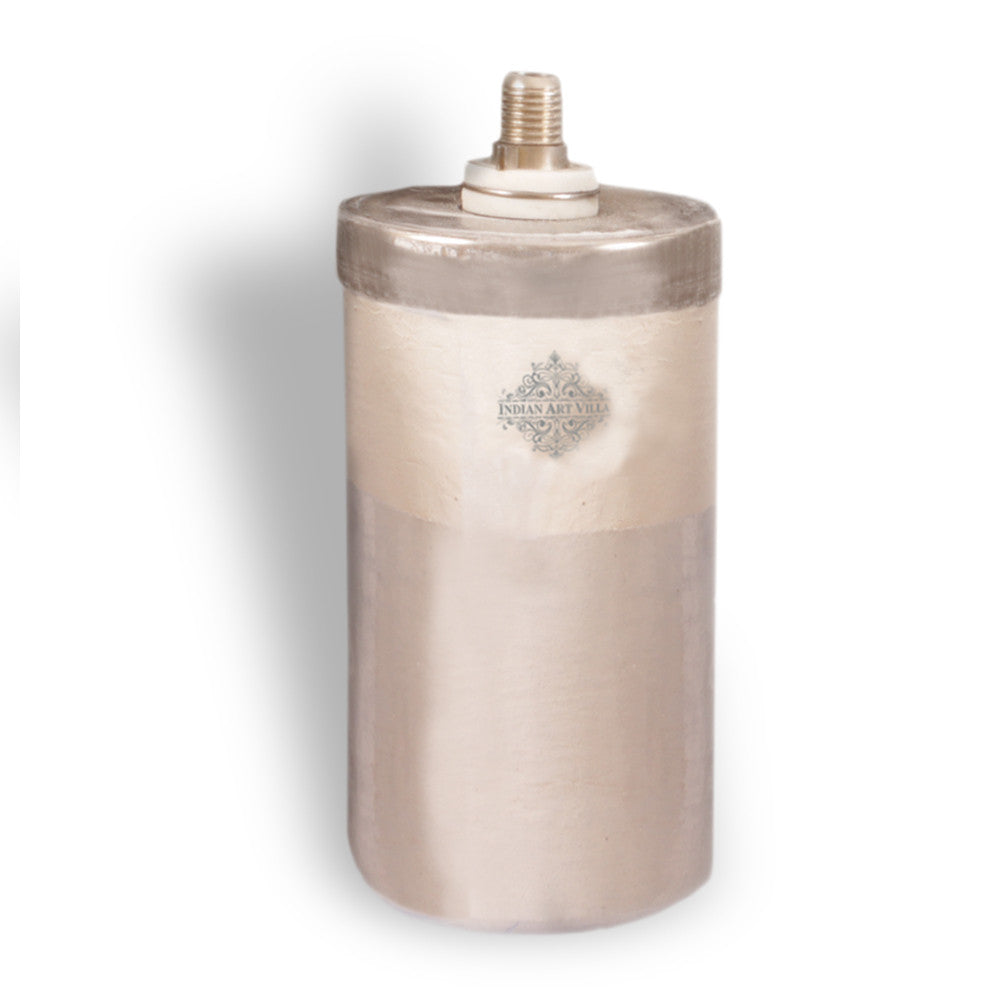 INDIAN ART VILLA Steel Copper Water Pot Filter