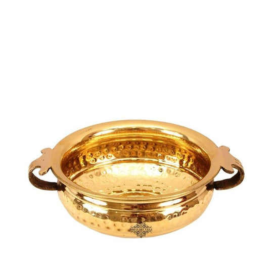 Alternatively, the Brass urli can also be used as a water storage utensil.